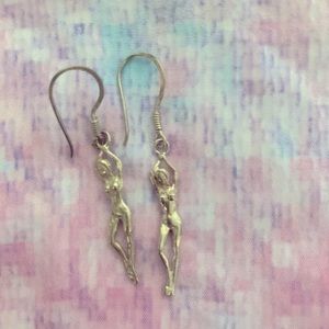 Female body earrings
